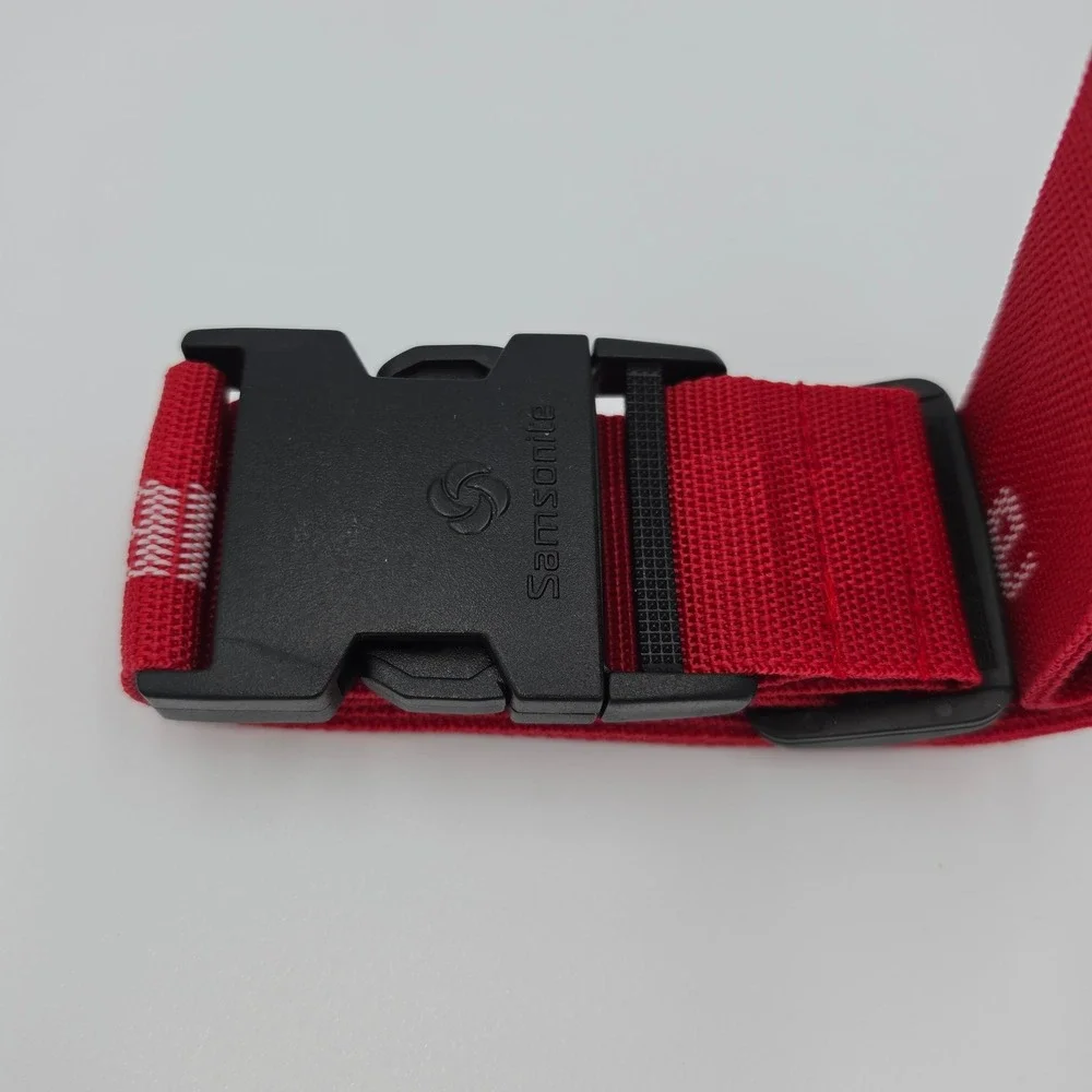 Samsonite Royal Traveller Easy ID Luggage Strap Red Adjustable RT0008RE 72 inch
